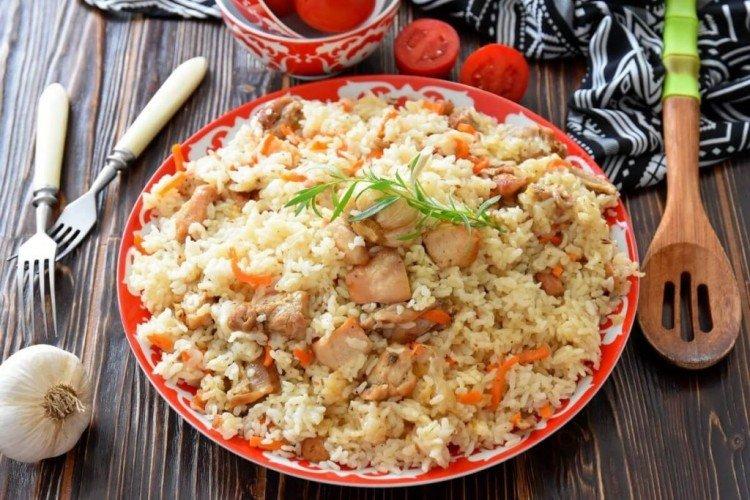 Pilaf with Chicken and Vegetables - Multicooker Recipes