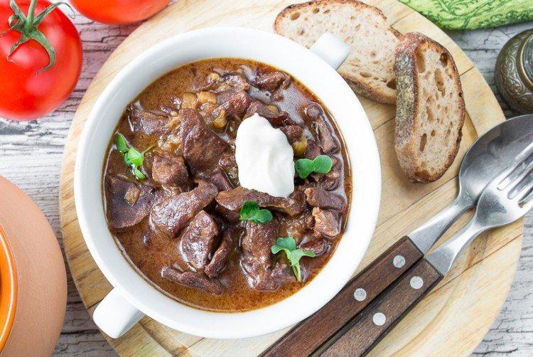 Beef Heart Goulash - Multicooker Recipes
