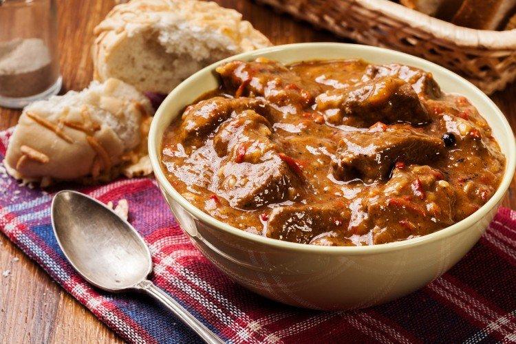 Cerdo en crema agria - Recetas en microondas