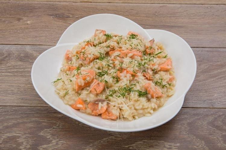 Risotto mit Lachs - Risotto-Rezepte, wie man es zubereitet