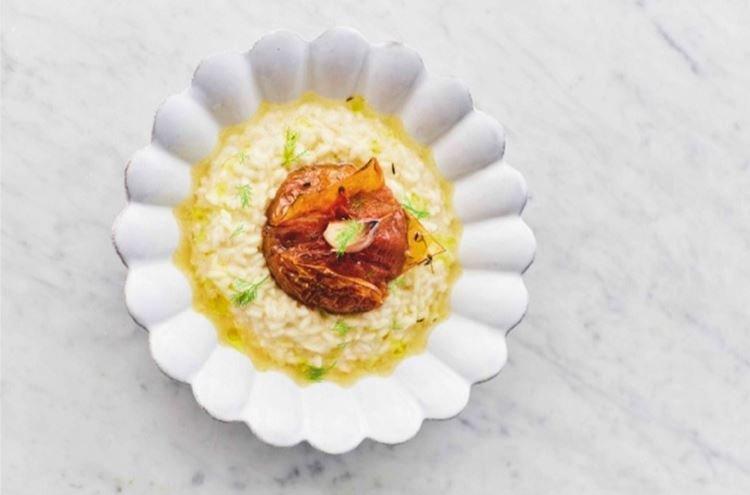 Risotto mit gebackenen Tomaten - Risotto-Rezepte, wie man es zubereitet