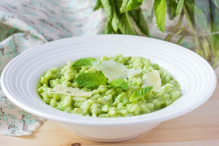 Grünes Risotto - Risotto-Rezepte, wie man es zubereitet