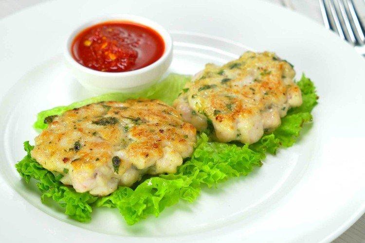 Chopped Chicken Breast Cutlets with Herbs - Recipes