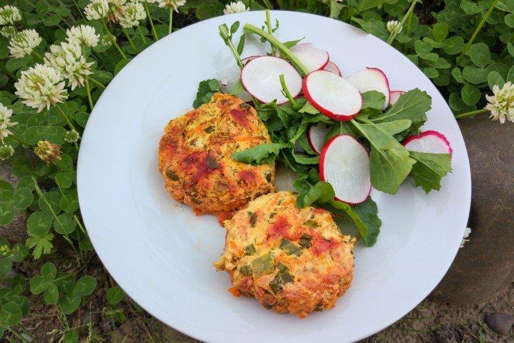 Chopped Chicken Breast Cutlets with Vegetables without Onion - Recipes