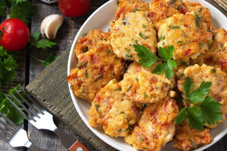 Chopped Chicken Breast and Tomato Cutlets - Recipes