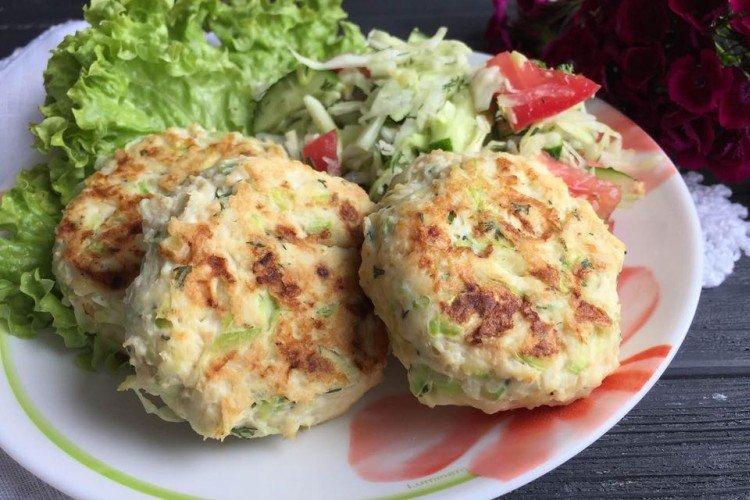 Chopped Chicken Breast Cutlets with Cabbage - Recipes