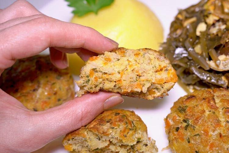 Hamburguesas de pescado con copos de avena al horno - recetas