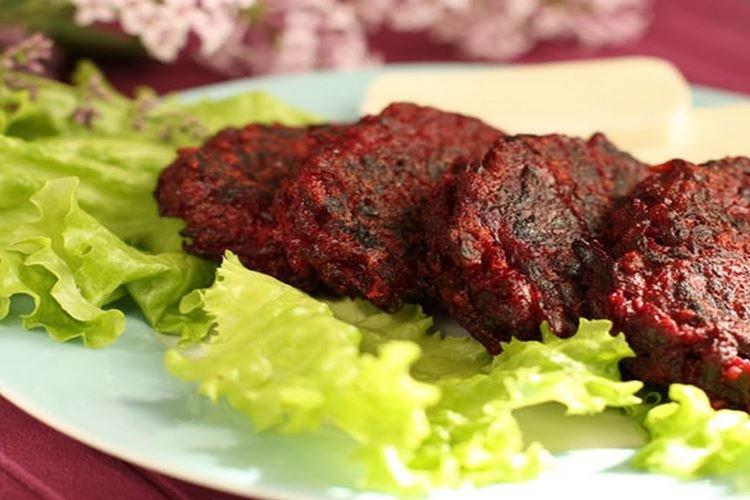 Hamburguesas de pescado con remolacha - recetas