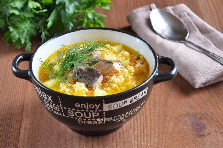 Sopa de saira enlatada - Recetas de sopa de pescado enlatado