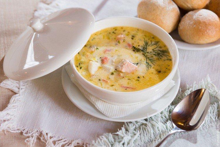 Sopa «Marea Marina» - Recetas de sopa de pescado enlatado