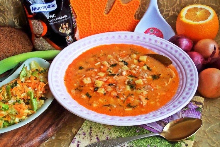 Rassolnik «Imperial» - Recetas de sopa de pescado enlatado