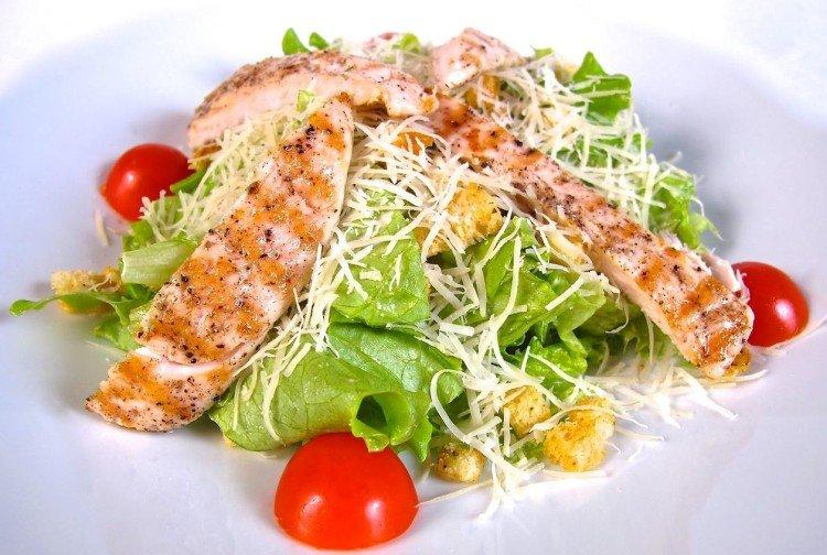 Caesar Salad with Grilled Chicken - Recipes