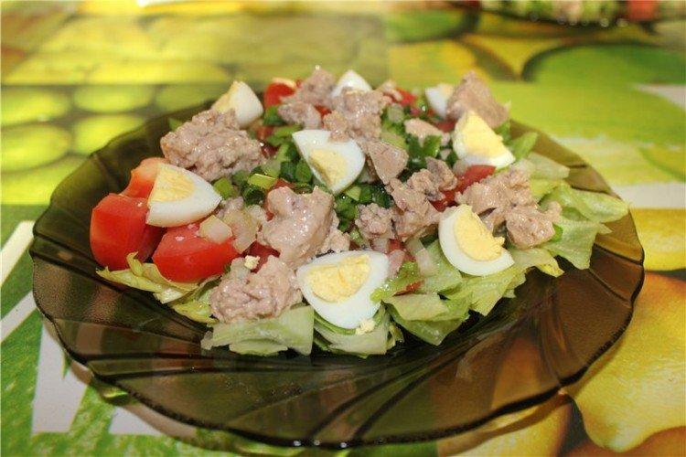 Ensalada de hígado de bacalao y cherry - recetas