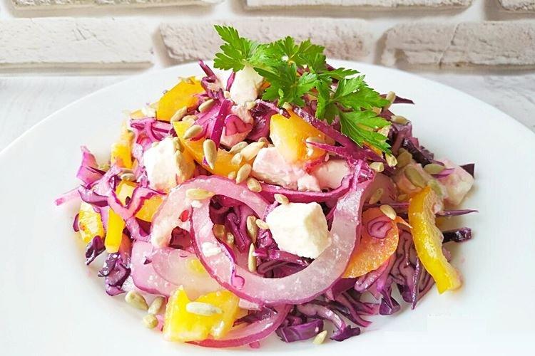 Fresh Cabbage and Feta Salad - Recipes