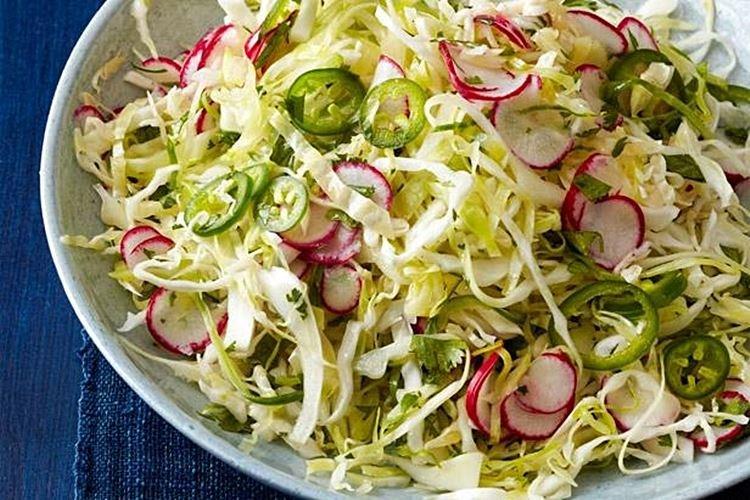 Fresh Cabbage Salad with Radishes - Recipes