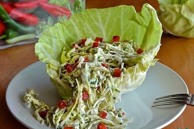 Fresh Cabbage Salad with Bryndza - Recipes
