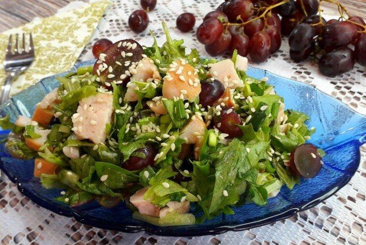 Smoked Chicken and Grape Salad - Recipes