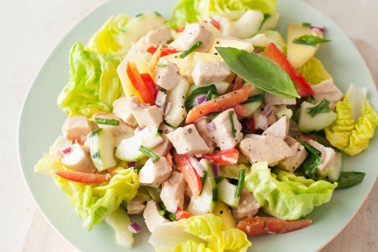 Smoked Chicken and Vegetable Salad - Recipes