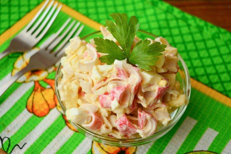 Crab Stick, Cabbage, and Processed Cheese Salad - Recipes