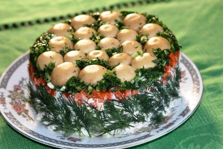 Mushroom Glade Salad - Chicken and Mushroom Salad Recipes