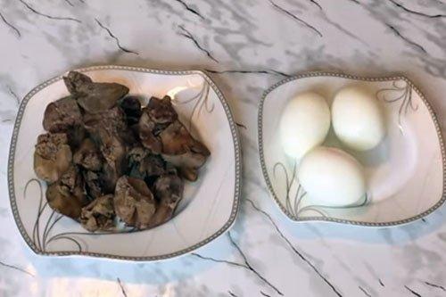 Pechenkin Chicken Liver Salad - Step-by-Step Recipe