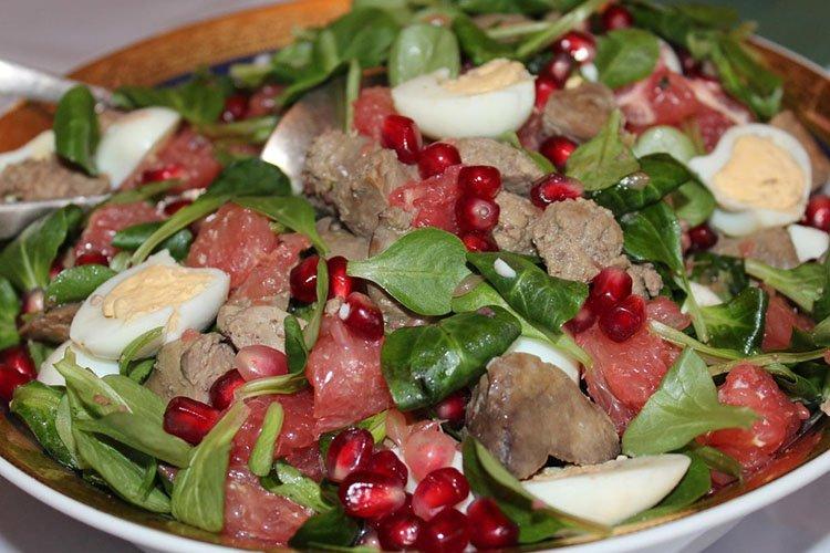Chicken Liver and Grapefruit Salad - Recipes