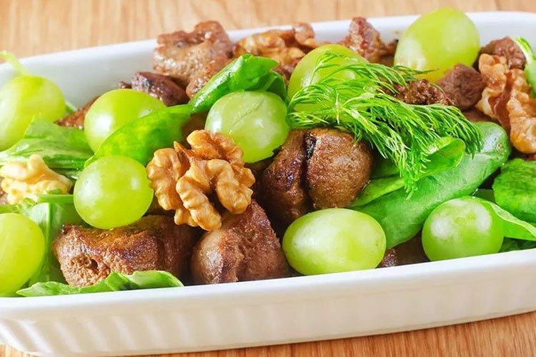 Autumn Harvest Chicken Liver Salad - Recipes