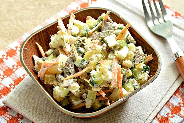 Snack Chicken Liver Salad - Recipes