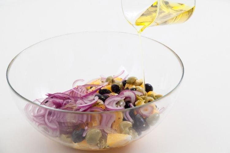 Ensalada de naranjas con aceitunas negras - Recetas de ensaladas sin mayonesa