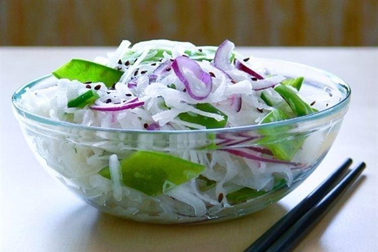Ensalada de daikon - Recetas de ensaladas sin mayonesa