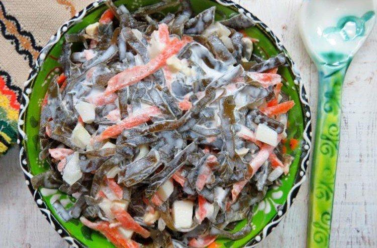 Ensalada de algas marinas con yogur griego - recetas