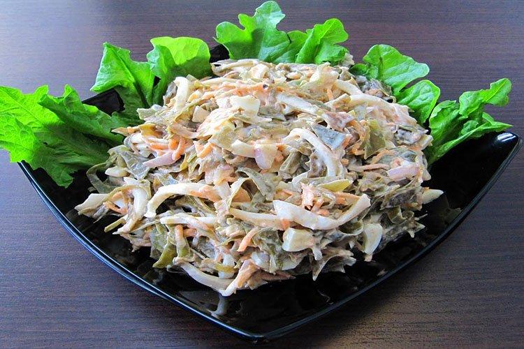 Ensalada variada de algas marinas - recetas
