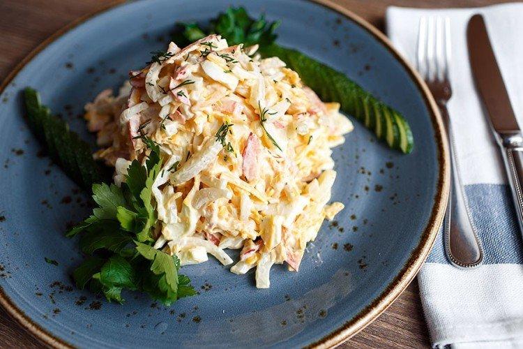 Ensalada «Marea Marina» para la mesa festiva - recetas