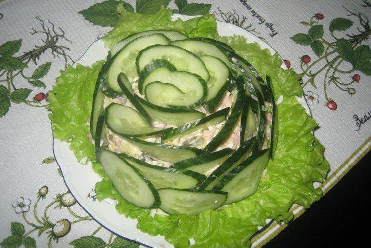 Ensalada de hígado de pavo para la mesa festiva - recetas