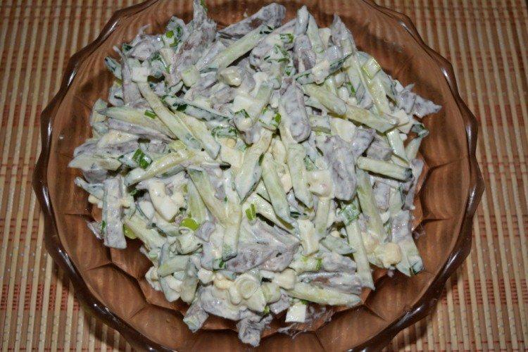 Ensalada «Crujiente» para la mesa festiva - recetas