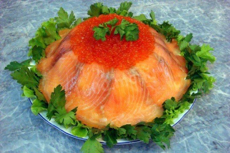 Ensalada de mariscos para la mesa festiva - recetas
