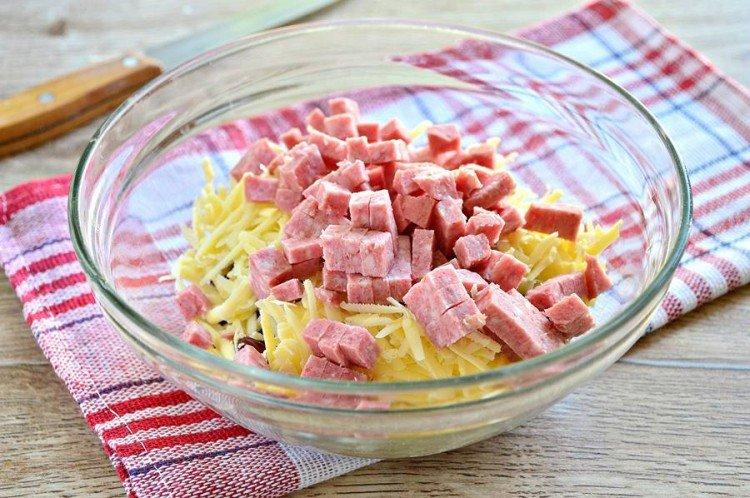 Ensalada «Europea» para la mesa festiva - recetas