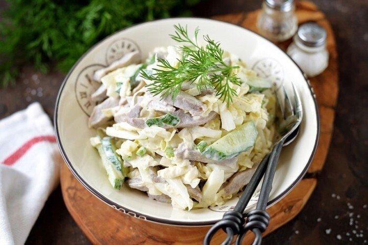 Ensalada «Jessica» para la mesa festiva - recetas