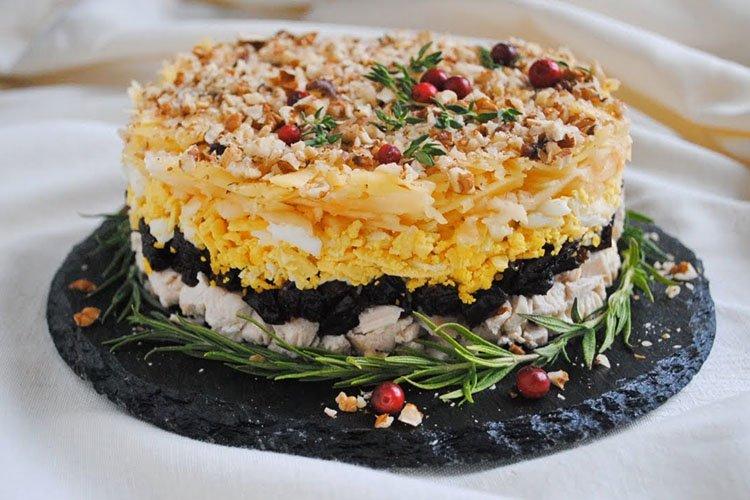 Prune and Smoked Pork Salad - Recipes