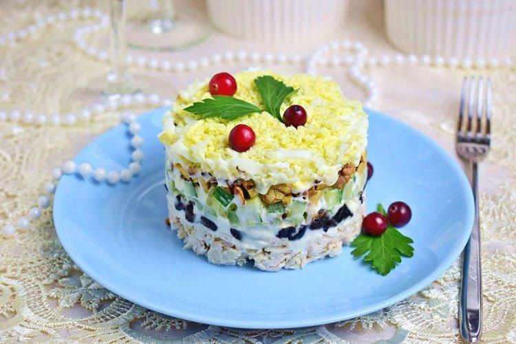 Prune and Pomegranate Seed Salad - Recipes