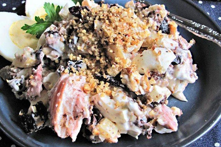 Baked Veal Salad with Prunes - Recipes