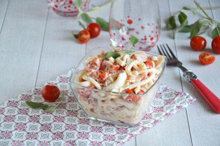 Squid and Pickled Tomato Salad - Recipes