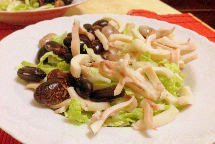 Squid and Bean Salad - Recipes