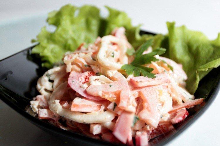 Quick Squid Salad - Recipes