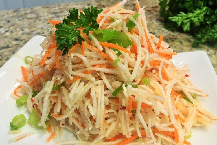 Spicy Squid and Daikon Salad - Recipes