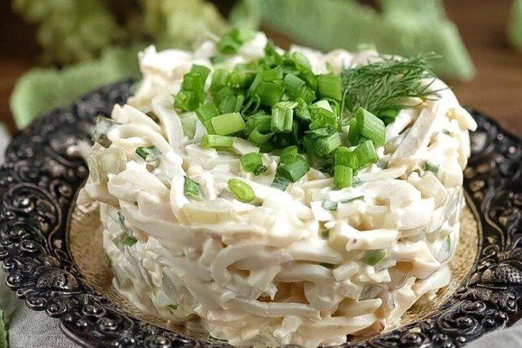 Squid and Pickled Cucumber Salad - Recipes
