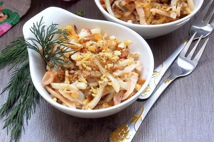 Squid and Walnut Salad - Recipes