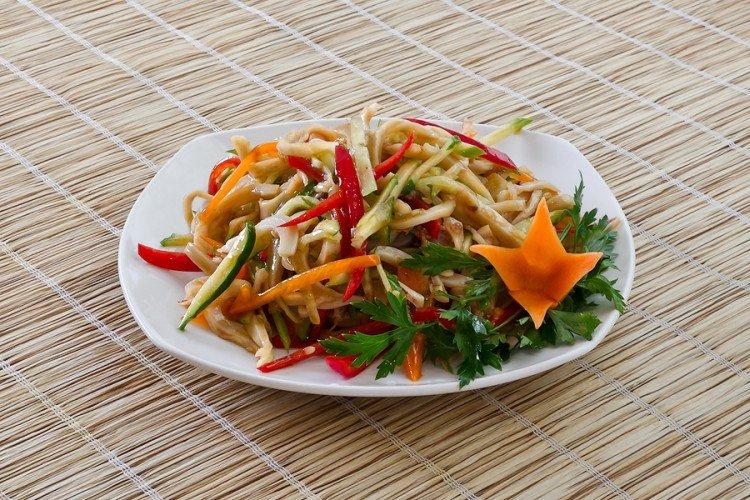 Squid and Smoked Cheese Salad - Recipes