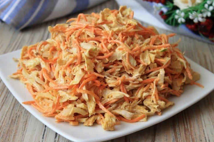 Salad with Korean Carrots and Potatoes - Recipes