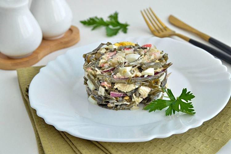 Crab Stick, Corn, and Seaweed Salad - Recipes